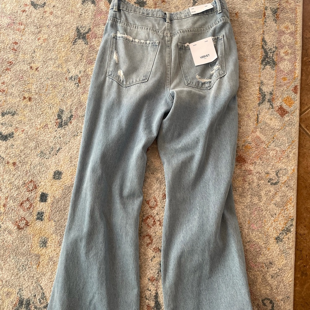 Brand new with tags. Vervet 90s vintage flare jeans. Super soft denim